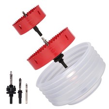 6-Inch & 4-Inch Hole Saw for Recessed Lights and Can Lights - Bi-Metal 4 & 6 ...