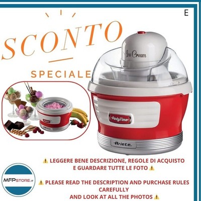 Ariete 643 Party Time Eismaschine 1,5 L 12 W - Ohne Verpackung - Getestet