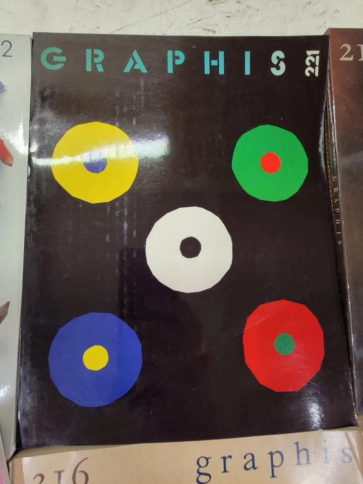 Lot 9 GRAPHIS MAGAZINE 1980s Excellent Condition 1981-1982 Advertising Design - Image 3 of 4