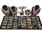 Vintage Costume & Sterling Silver Jewelry Lot 82g Francois Richelieu Florenza
