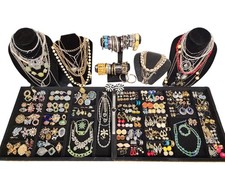 Vintage Costume & Sterling Silver Jewelry Lot 82g Francois Richelieu Florenza