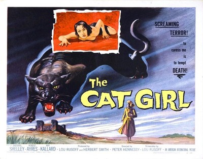 Cat Girl 02 Filmposter Kunstdruck Setup Zeitlos Soundtrack Sammlung Textur