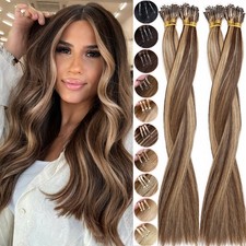 CLEARANCE Nano Ring Remy Human Remy Hair Extensions Micro Loop Beads 100g Thick
