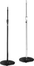 Atlas Sound MS20 Heavy Duty Round Base Mic Stand Chrome
