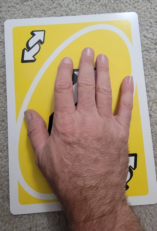 2015 Giant Uno Playing Cards Jumbo 10.1" X 7.4" Discontinued Cardinal Edition VG - Image 3 of 3