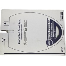 Kohler 4733-RL-0 Glenbury Elongated Toilet Seat with Soft Close - White