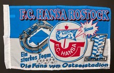FC Hansa Rostock - Fahne Flagge Flag Fussball - Die Fans vom Ostseestadion #602