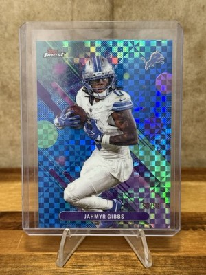 Jahmyr Gibbs Blue Xfractor /99 2025 Topps Finest Detroit Lions #75 NFL