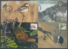 XE60217 Belgium 1992 animals fauna flora birds maxicards used