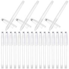 50Pcs Transparent Reusable PP Pen Shells for Home Office School Supplies