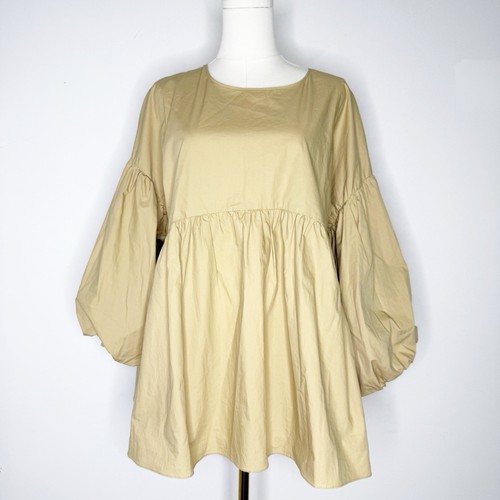Camicetta in popeline con maniche a palloncino - Bianco - DONNA | H&M IT Camicetta in popeline con maniche a palloncino - Bianco - DONNA | H&M IT
