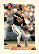 1992 Bowman #180 Steve Avery