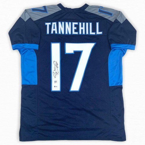 Ryan Tannehill Autographed SIGNED Jersey - Powder Blue - Beckett Authentic - Picture 3 of 4