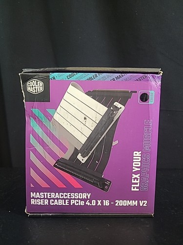 Cooler Master Masteraccessory Riser Cable MCA-U002R-KPCI40-200 PCIe 4.0x16 New