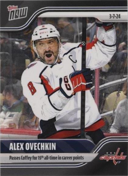 2023-24 Topps Now NHL Stickers - Alex Ovechkin #140 - 1 of 1