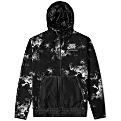 AUTHENTIC NIKE INTERNATIONAL BLACK FULL ZIP AOP HOODIE 802367-010 