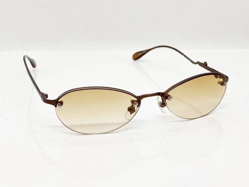 Jean Paul Gaultier 56-0068 Vintage Sunglasses Brown Frame Light Brown Lenses - Picture 1 of 8