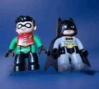 LEGO DUPLE Batman & Robin Mini Figures From Batcave #10919 Replacements