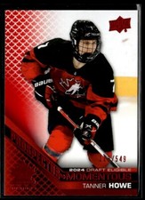 2021-22 Team Canada prospectus momentous red Tanner Jeannot /549 #PM-22
