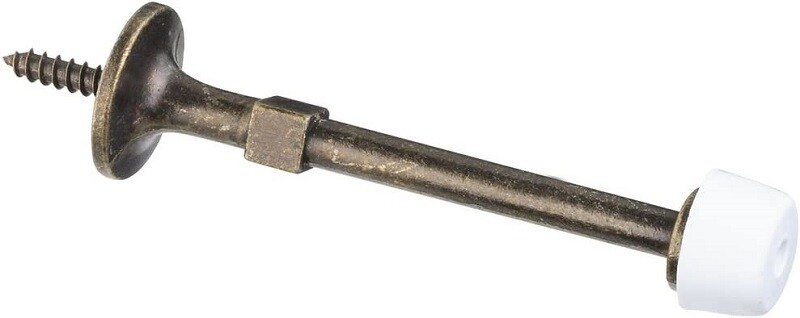 Stanley 57-1015 Solid Doorstop 3 Inch Antique Brass