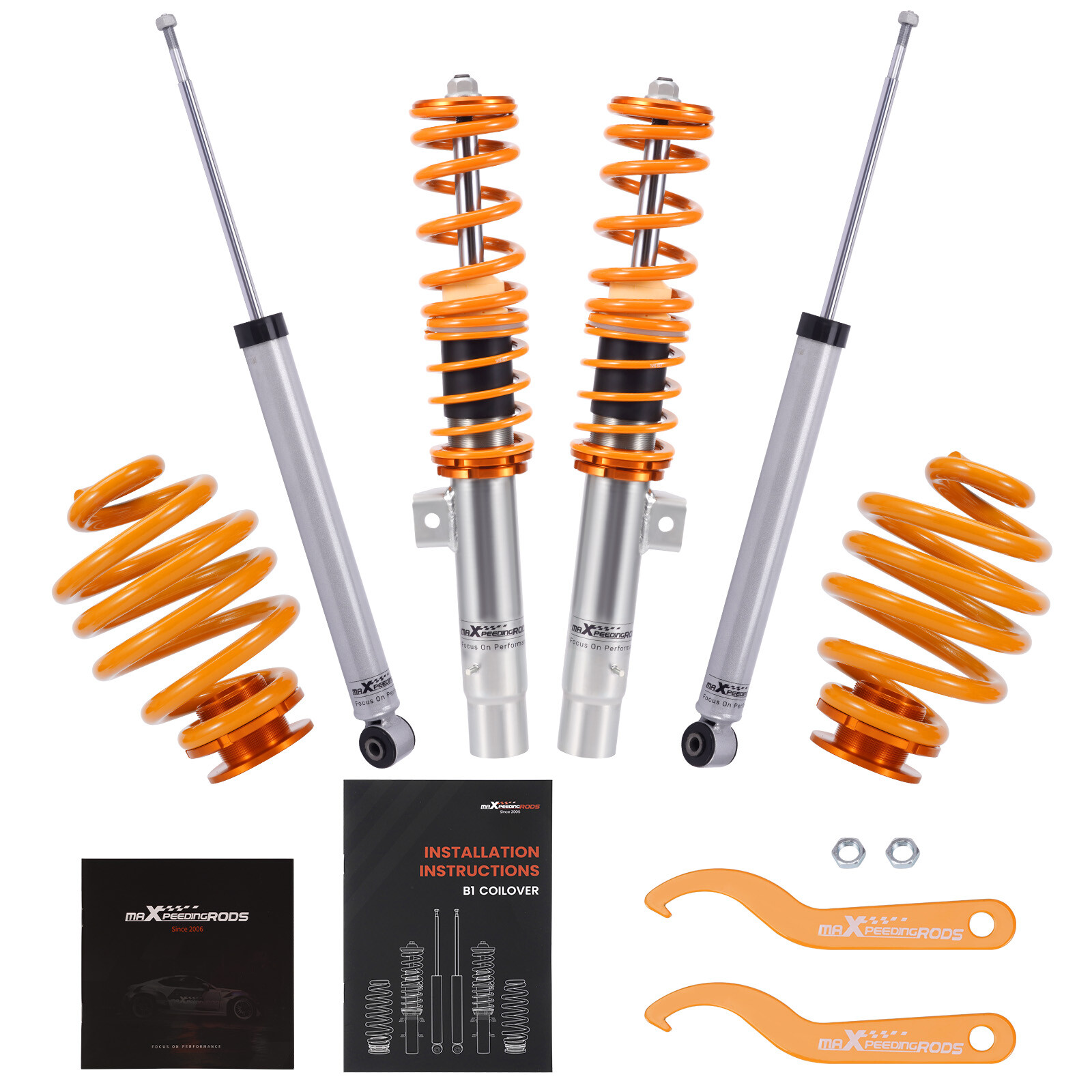 Street Coilovers for BMW 3 Series E46 Coupe & Saloon 2WD 1998-2006 316 320 323