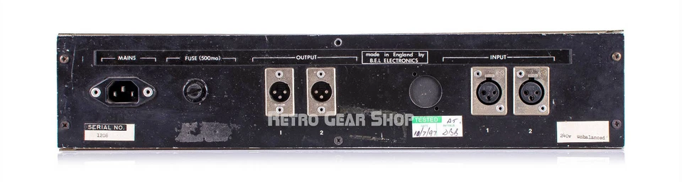 B.E.L Electronic BF-20 Stereo Flanger Effect Unit Racked Vintage Rare BEL BF20 - Image 3 of 4