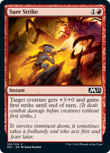 x1 Sure Strike - Core Set 2021 (M21) - NM - MTG - Picture 1 of 1