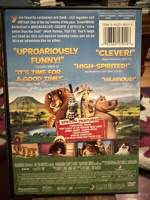 Madagascar: Escape 2 Africa (DVD, 2009, Sensormatic