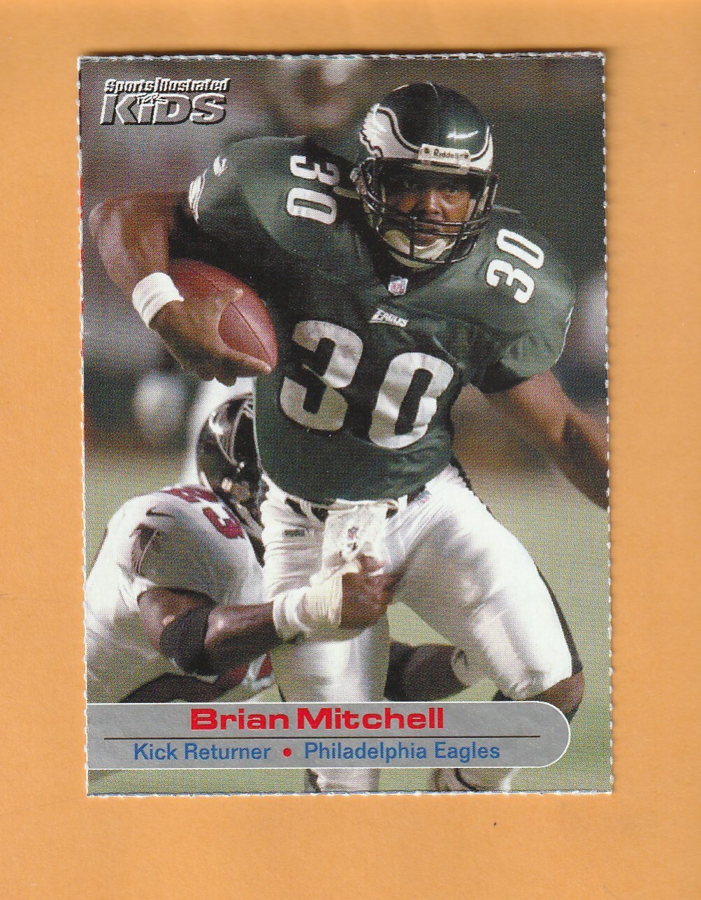 Brian Mitchell Philadelphia Eagles 2001 Sports Illustrated for Kids #32 6N