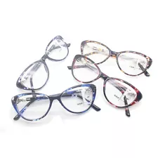 Blue Light Blocking Cat Eye Retro Progressive Reading Glasses Women Readers