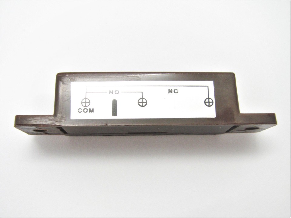 On Off Magnetic Reed Switch, Normally Open or Closed - Brown - Adhesive ...