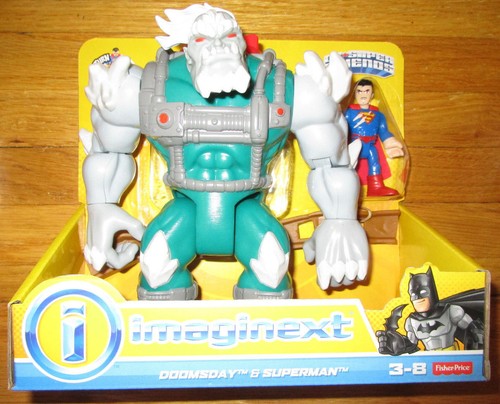 Imaginext DC Super Friends DOOMSDAY AND SUPERMAN 2 PACK 2016 VHTF VILLAIN - Afbeelding 1 van 1