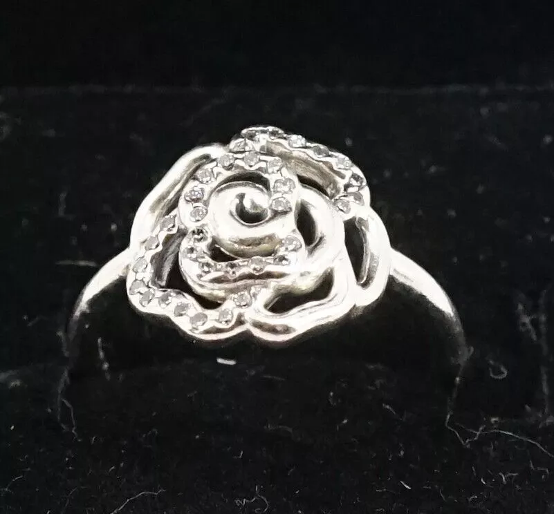 Pandora shimmering store rose ring