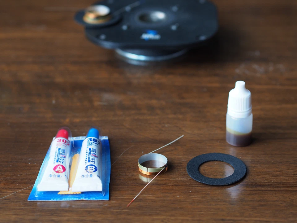 Kit réfection tweeter FOCAL (suspension + bobine + colles)