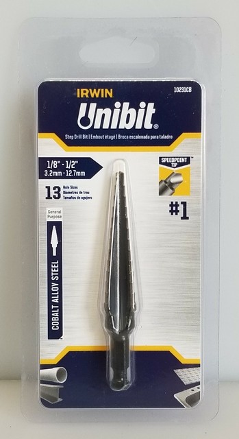 IRWIN UNIBIT #1C Cobalt Step Drill