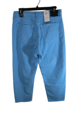 NWT Levis Made  Crafted Barrel Crop Womens Jeans 31 Blue Mist MSRP 398