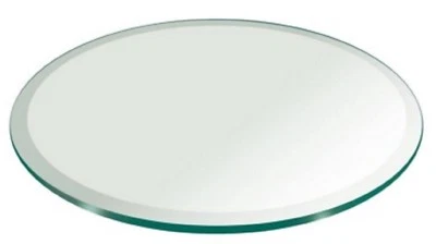 10MM TOUGHENED CIRCLE GLASS TABLE TOPS 300mm -2000mm diameter - ROUND GLASS TOP