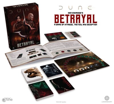 Brettspiel Dune Boardgame Betrayal Italienische Ausgabe