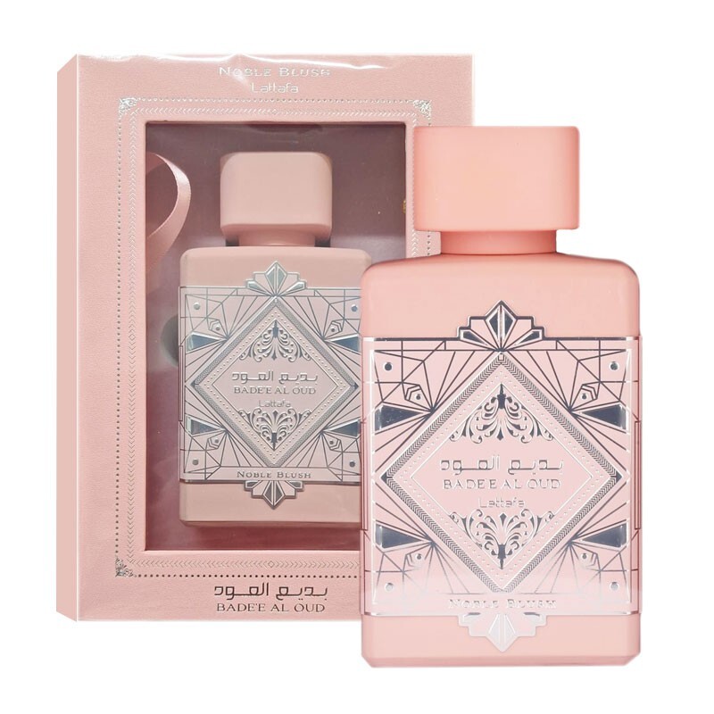 Lattafa Bade'e Al Oud Oud Noble Blush profumo arabo donna eau de parfum 100ml
