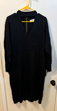 Women NWT. "Eliza J" blk, long sleeve, knit sheath dress. Size 2X