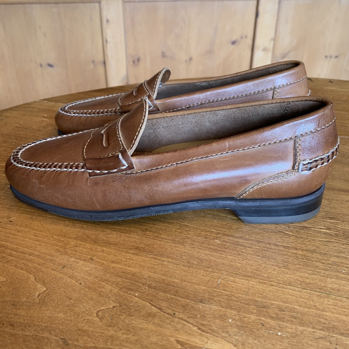 Johnston Murphy Tan Penny Loafers Mens 10.5 M | eBay display picture 1
