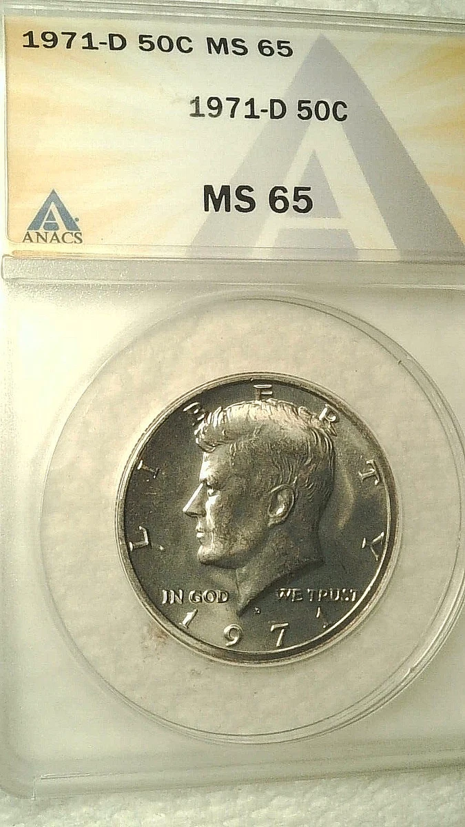 MS 65 Graded 1971 Kennedy US Half Dollars (1964-Now) for sale | eBay