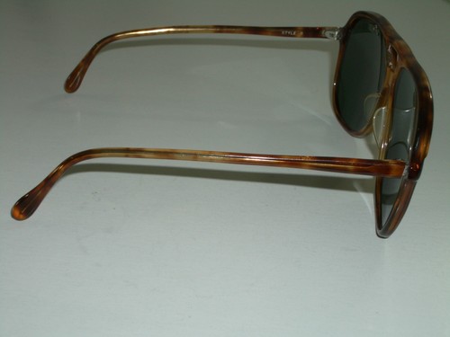 1980's VINTAGE B&L RAY BAN TORTOISE STYLE B G15 CRYSTAL TRADITIONALS SUNGLASSES - Picture 7 of 7