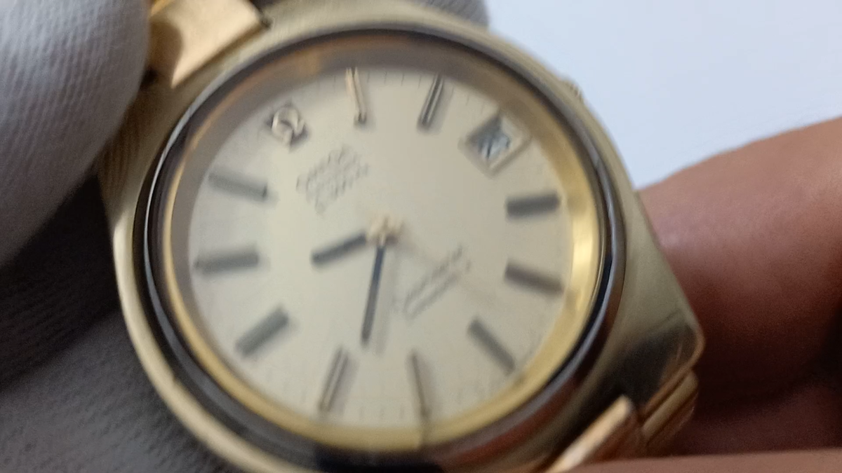 OMEGA Electronic F300Hz Seamaster Chronometer 198.0044 Gold OMEGA Electronic F300Hz Seamaster Chronometer 198.0044 Gold