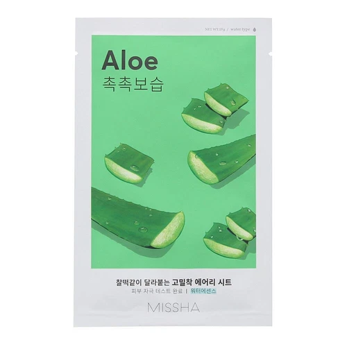 Missha Airy Fit Aloe Sheet Mask 19g For Women