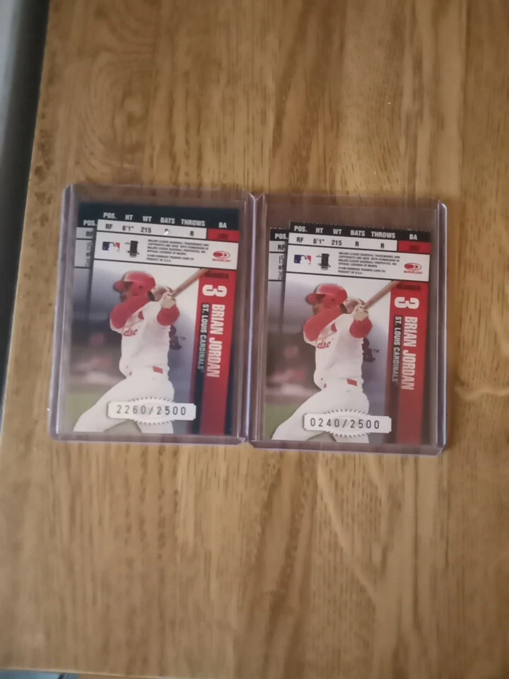 1998Leaf 新秀和明星15McGwire/Jordan TicketMastersDieCuts#240/250 12 小时出售 — 第 3/4 张图片