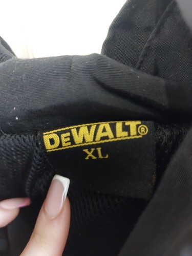 Chaqueta ligera Dewalt Racing extra grande para hombre negra amarilla con cremallera - Imagen 2 de 3