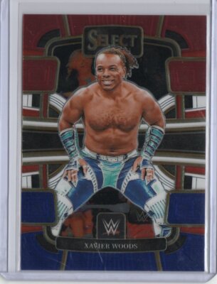 2024 Panini Select WWE #72 Xavier Woods Red and Blue