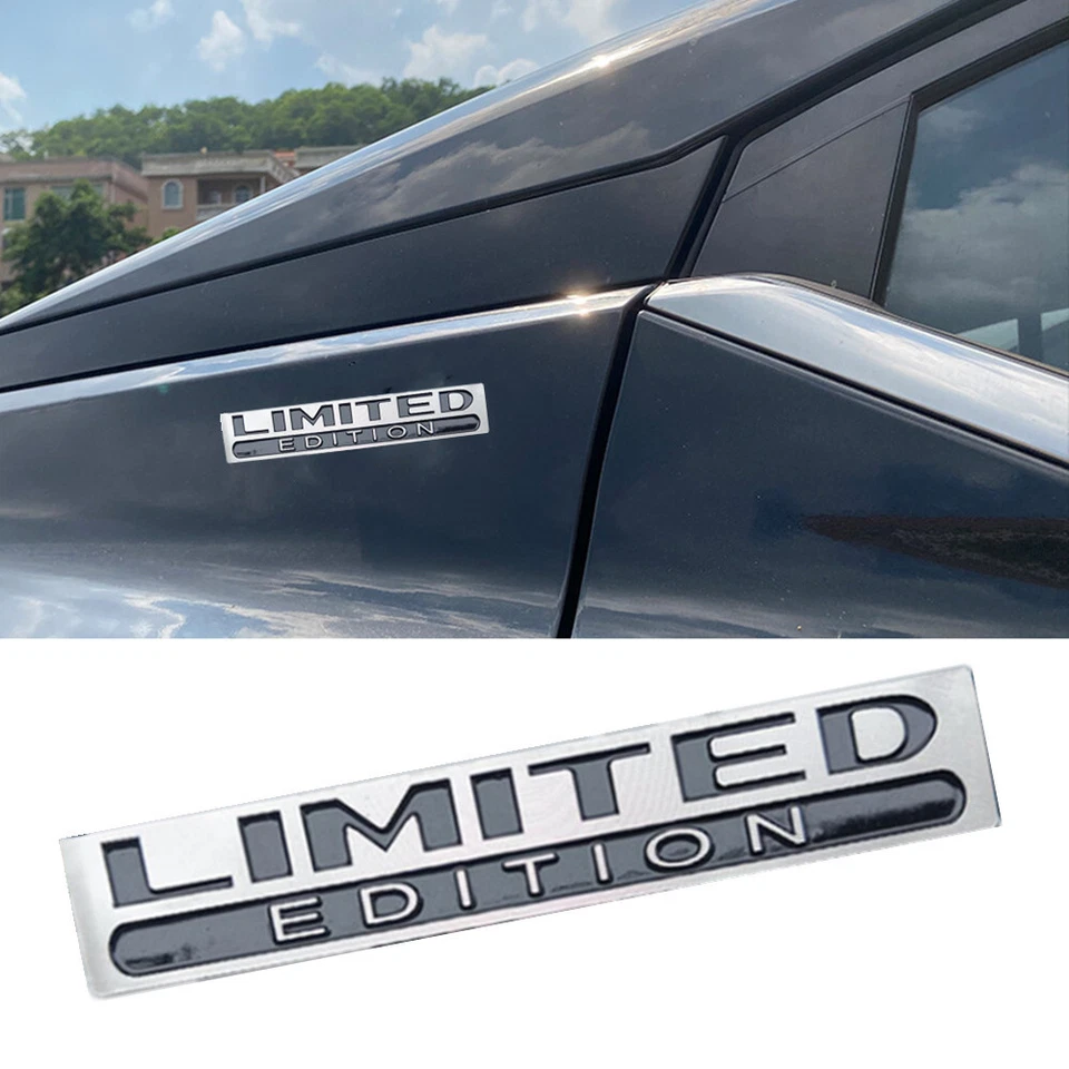 Calcomanías calcomanías calcomanías universales 3D edición limitada logotipo emblema cromo coche Foto 2 de 4