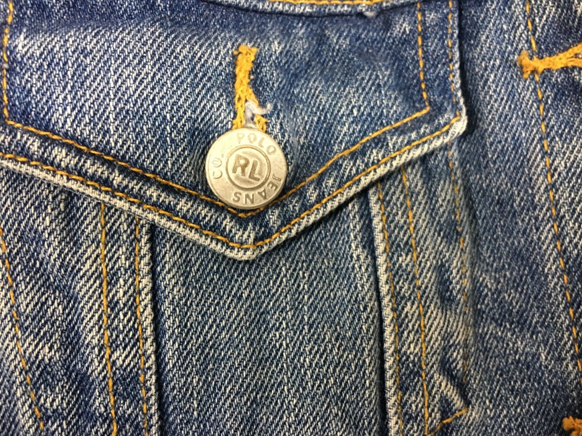 Polo Jeans Co Ralph Lauren Black Label Distressed Blue Denim Polo Jeans Co Ralph Lauren Black Label Distressed Blue Denim